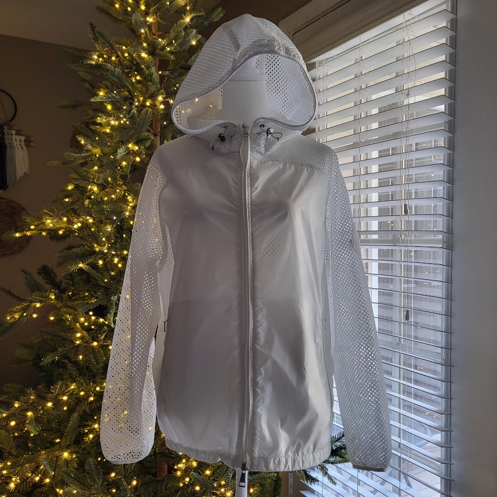 MONCLER PERSAN Giubbotto Perforated Mesh Windbreaker Jacket